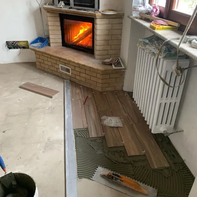 Posa parquet in legno