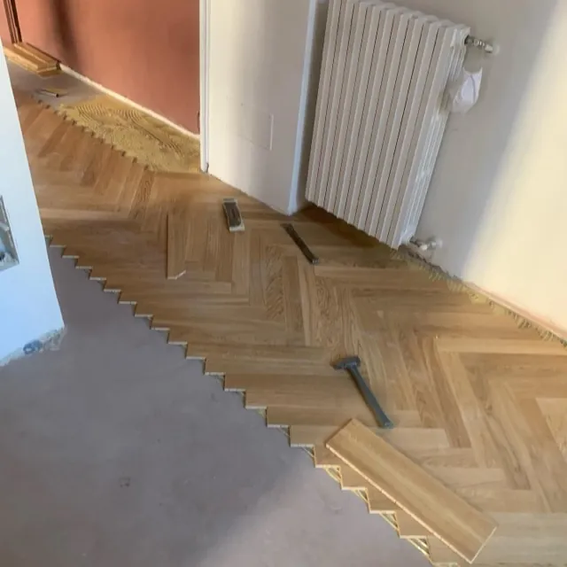 Posa parquet a lisca di pesce